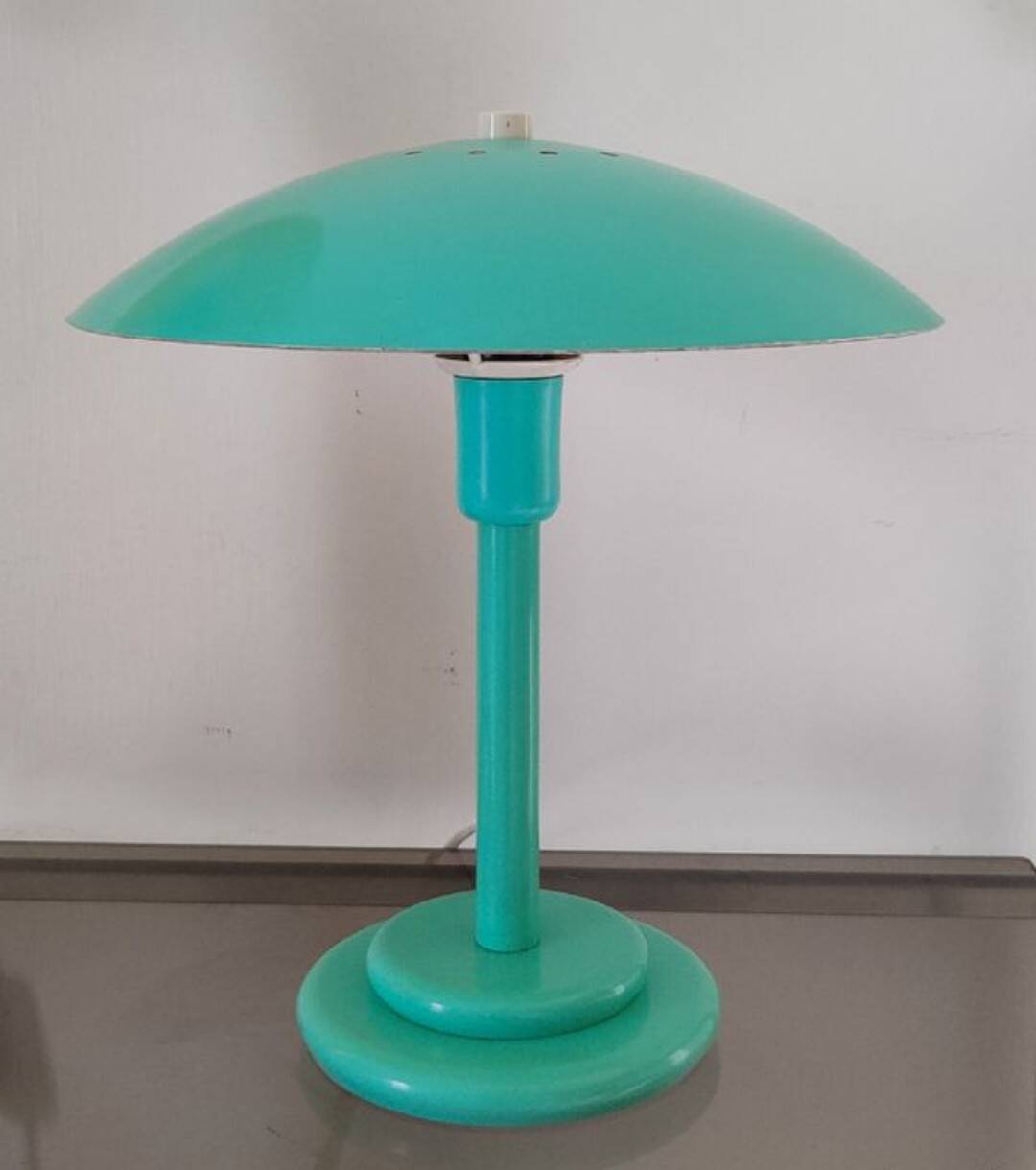 Lampe champignon aluminor 1980