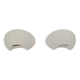 Semi-Circular Plaster Wall Lamps from Atelier Sedap 1990, Set of 2