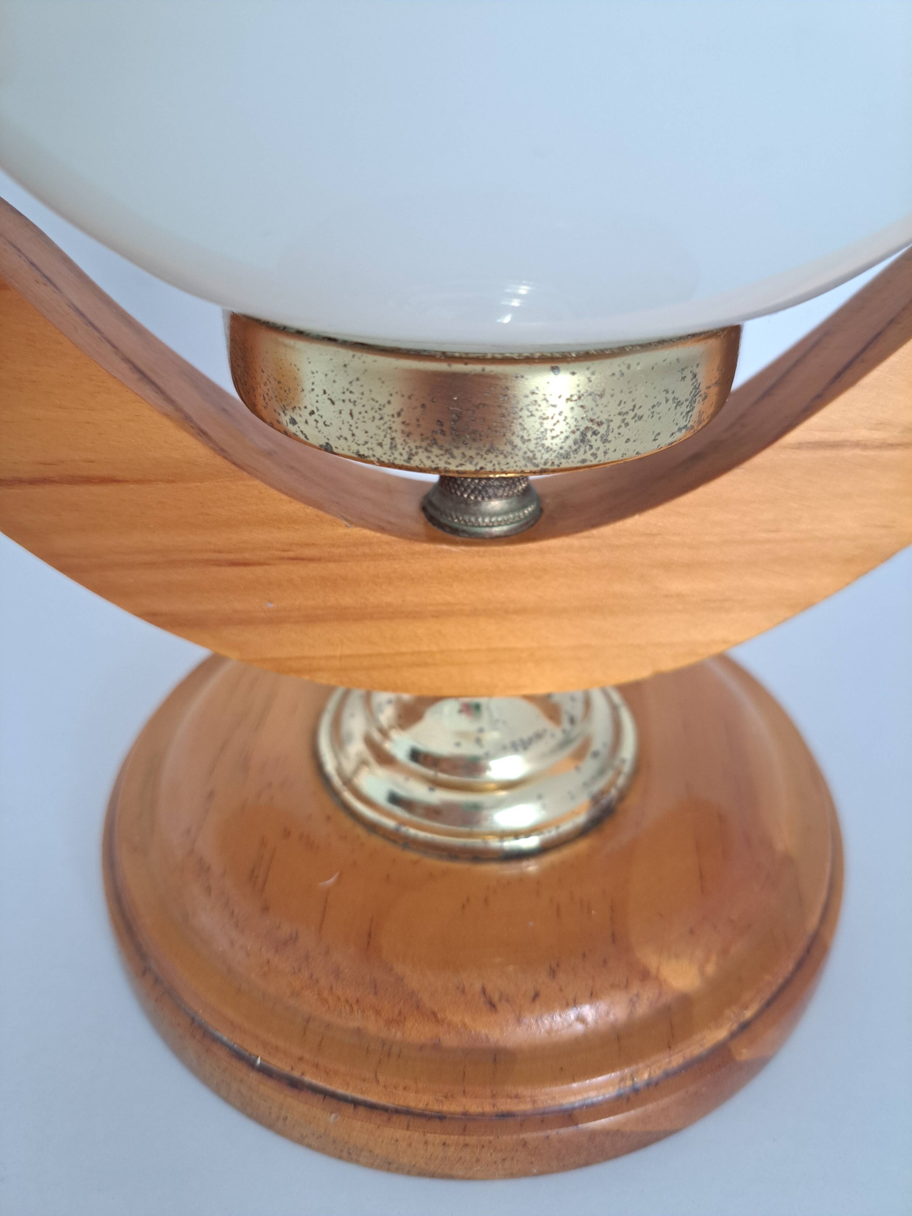 Pair of vintage bedside lamps