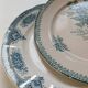 3 mismatched old plates