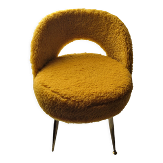 Mustard moumoute armchair