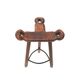 3x Vintage Spanish brutalist ‘Marbella’ stool by Confonorm, 70s