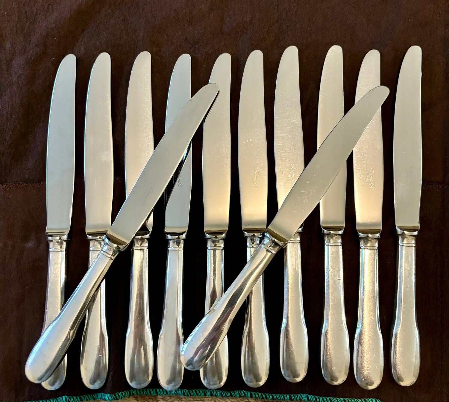 Chirstofle knives Cluny model