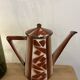 Cafetière émaillée art déco