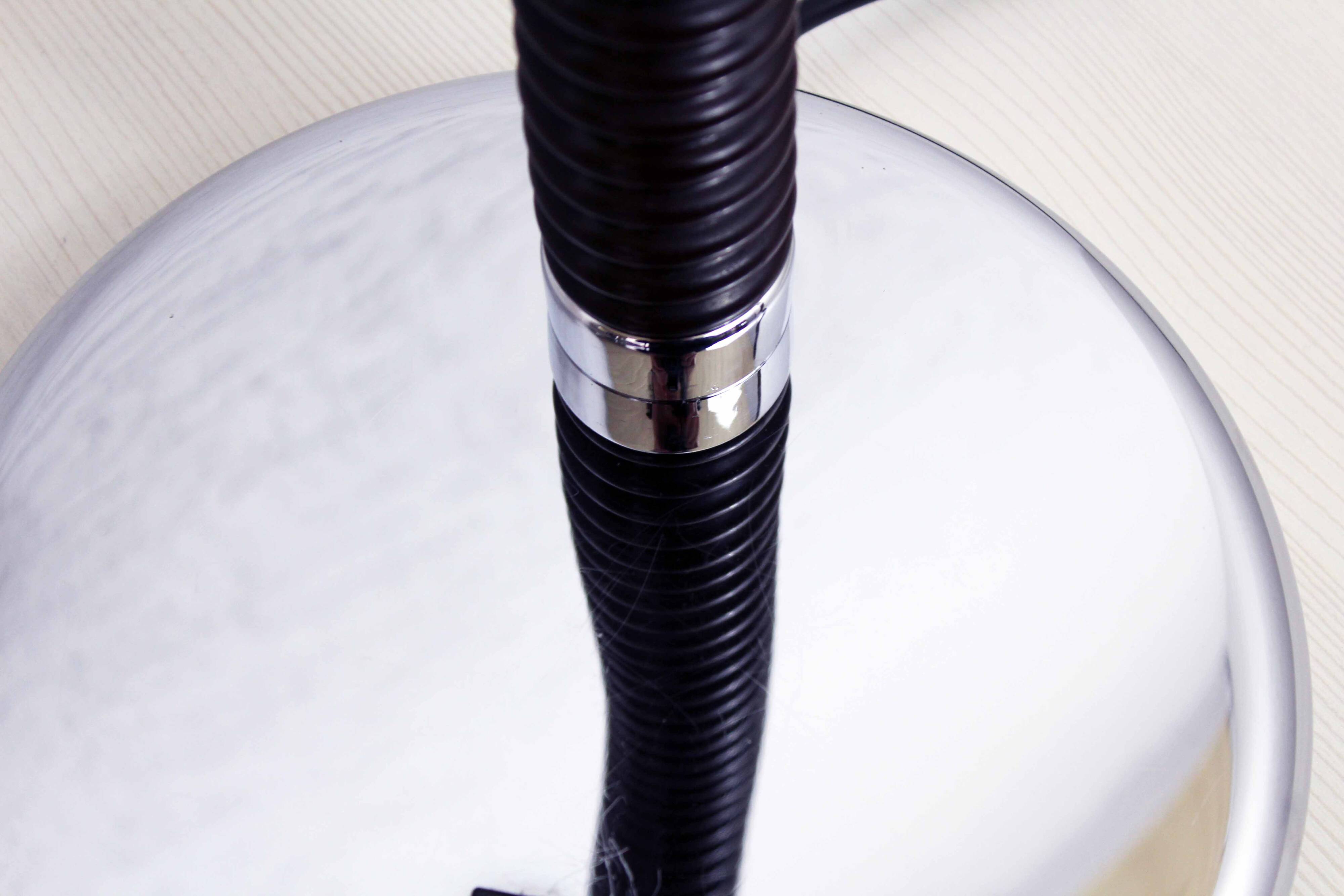 Space Age chrome metal desk lamp