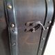 Mini bar vintage wooden briefcase
