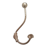 Patère porte manteau mural ancien en acier