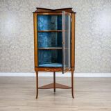 Late-19th Century English Corner Cabinet in Brown, 1890s