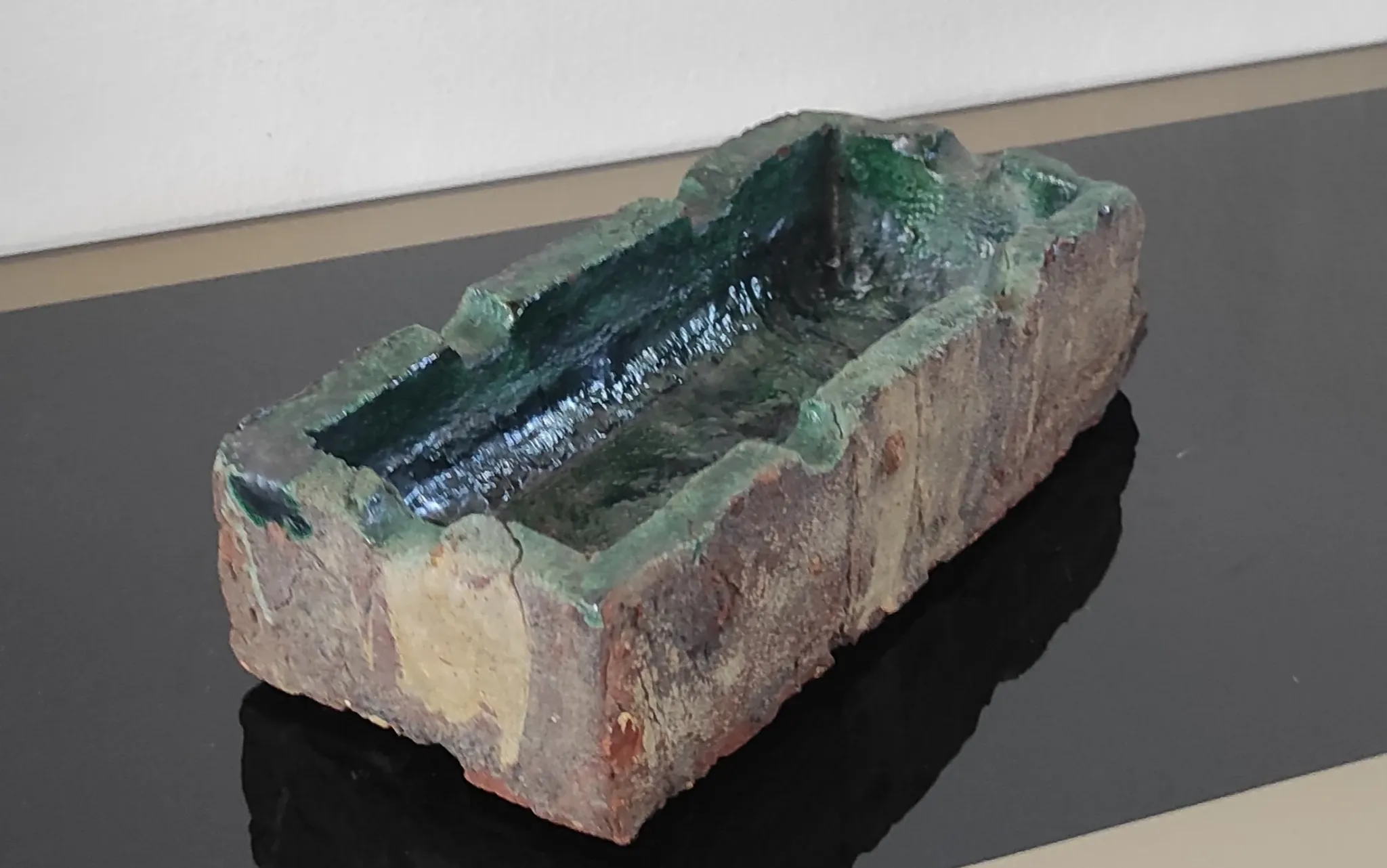 Brutalist handmade ashtray
