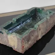 Brutalist handmade ashtray