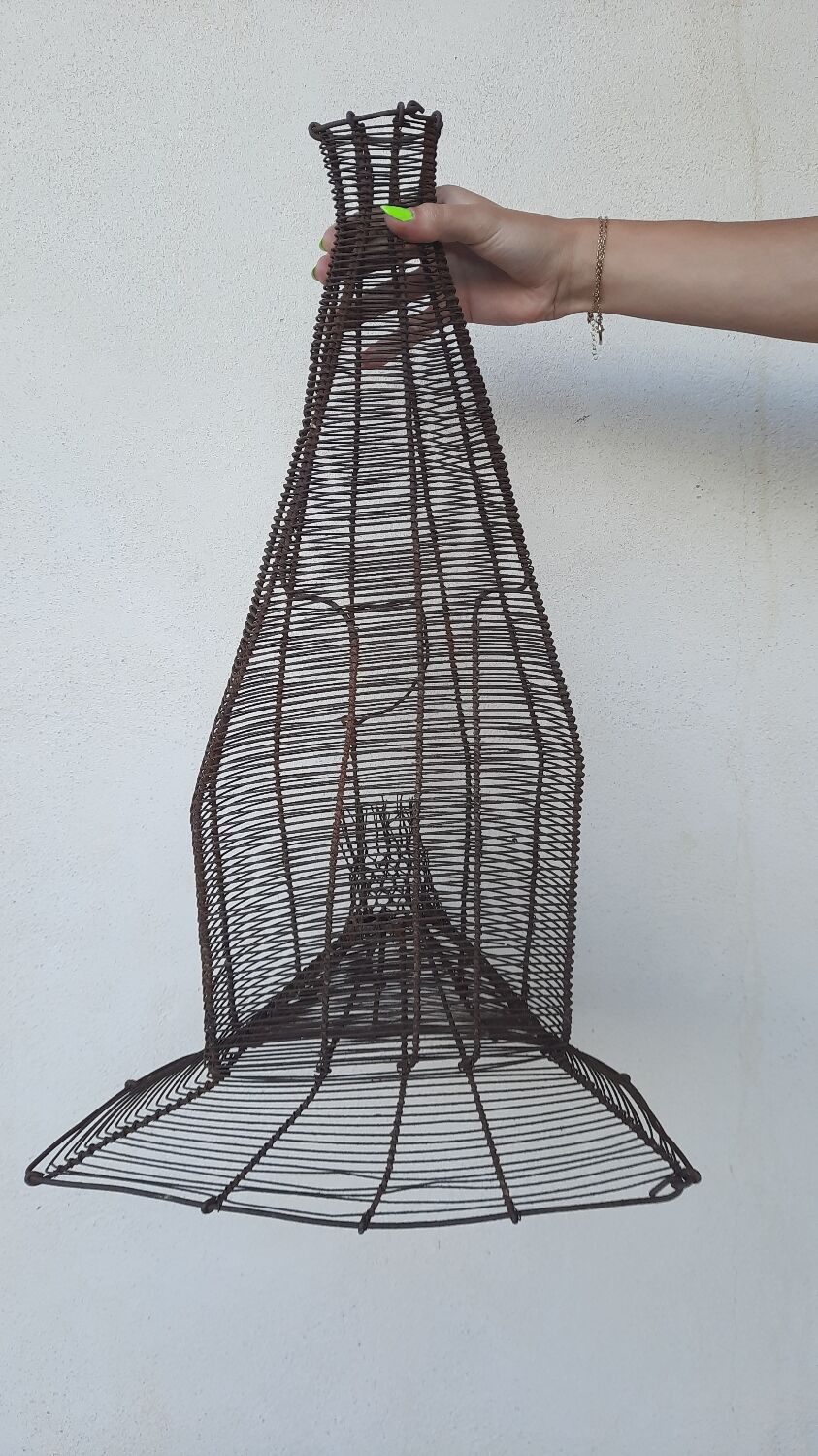 Vintage crayfish basket