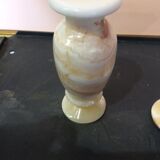 2 soliflore vases in onyx