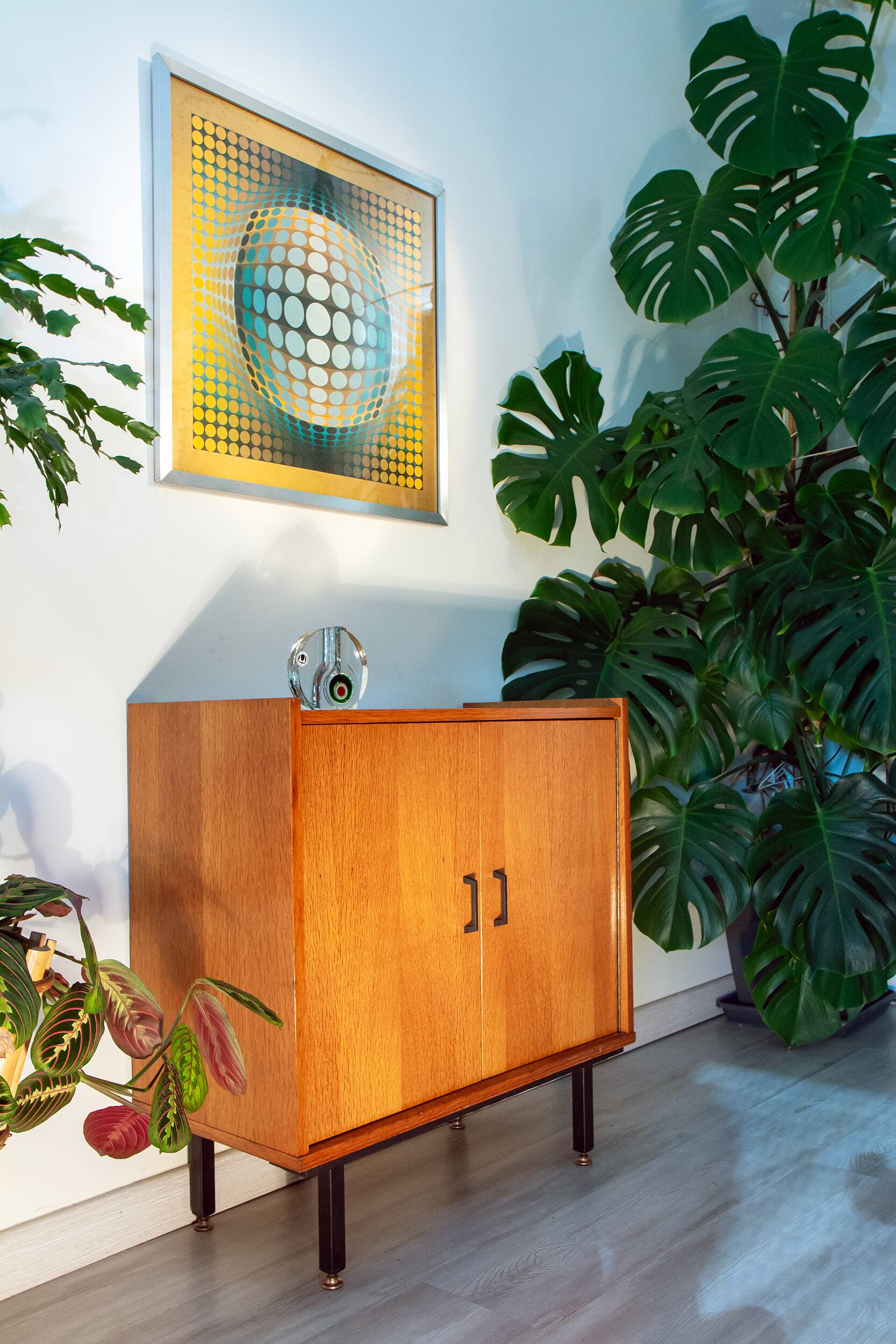 Modernist low sideboard 1960