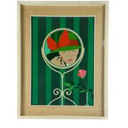 Amleto Dalla Costa, original serigraph framed, Milan Italy 1980s