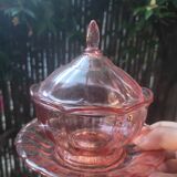 Pink glass candy maker