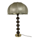 Midcentury Scandinavian brass cocoon mushroom lamp, Borens, Sweden 1960s