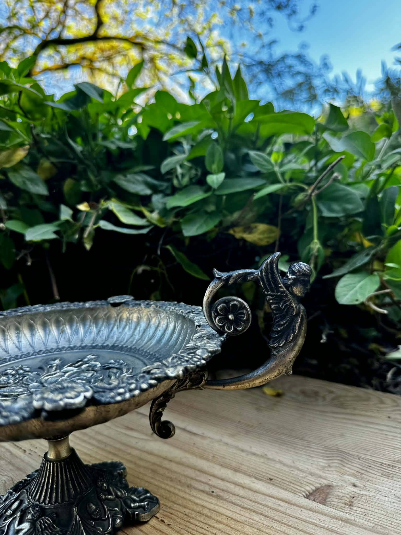 Silver centrepiece from the Art Nouveau period.