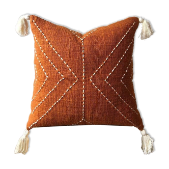 Handmade cotton bohemian cushion