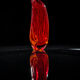 Italian Murano sommerso vase by Flavio Poli