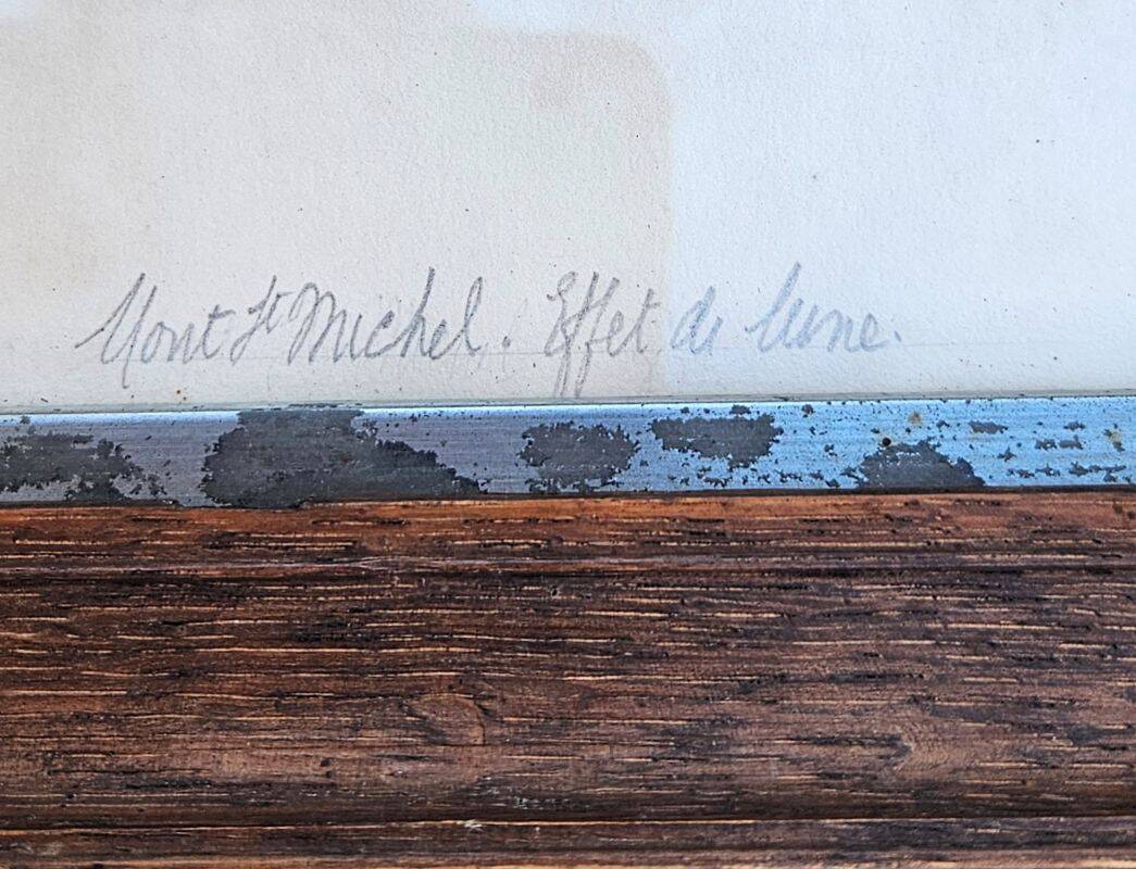 Le Querrec Lithograph Moonlight Effect on Mont Saint Michel 15/350