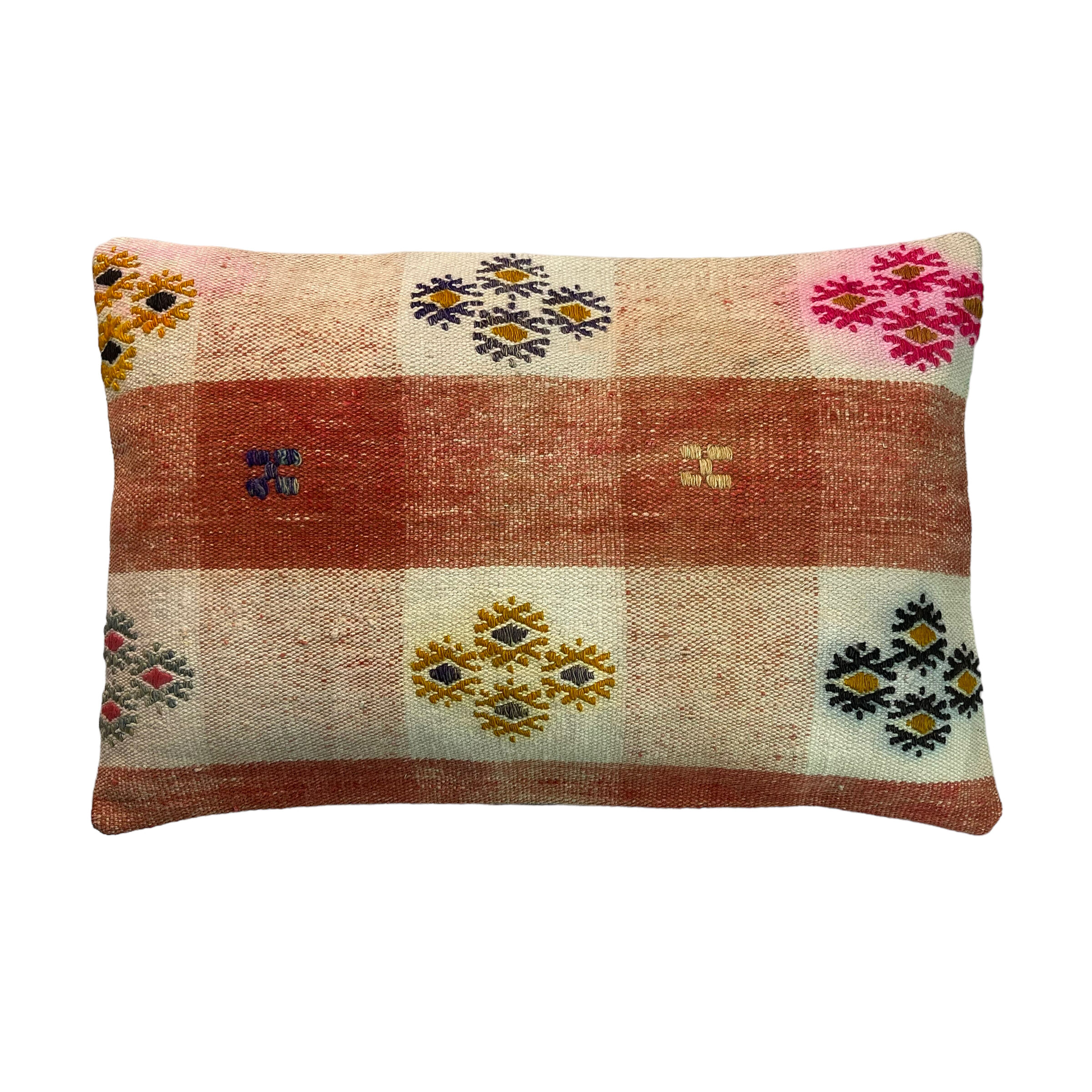 Vintage turkish handmade cushion cover , 30 x 50 cm