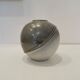Grey potter's ball vase