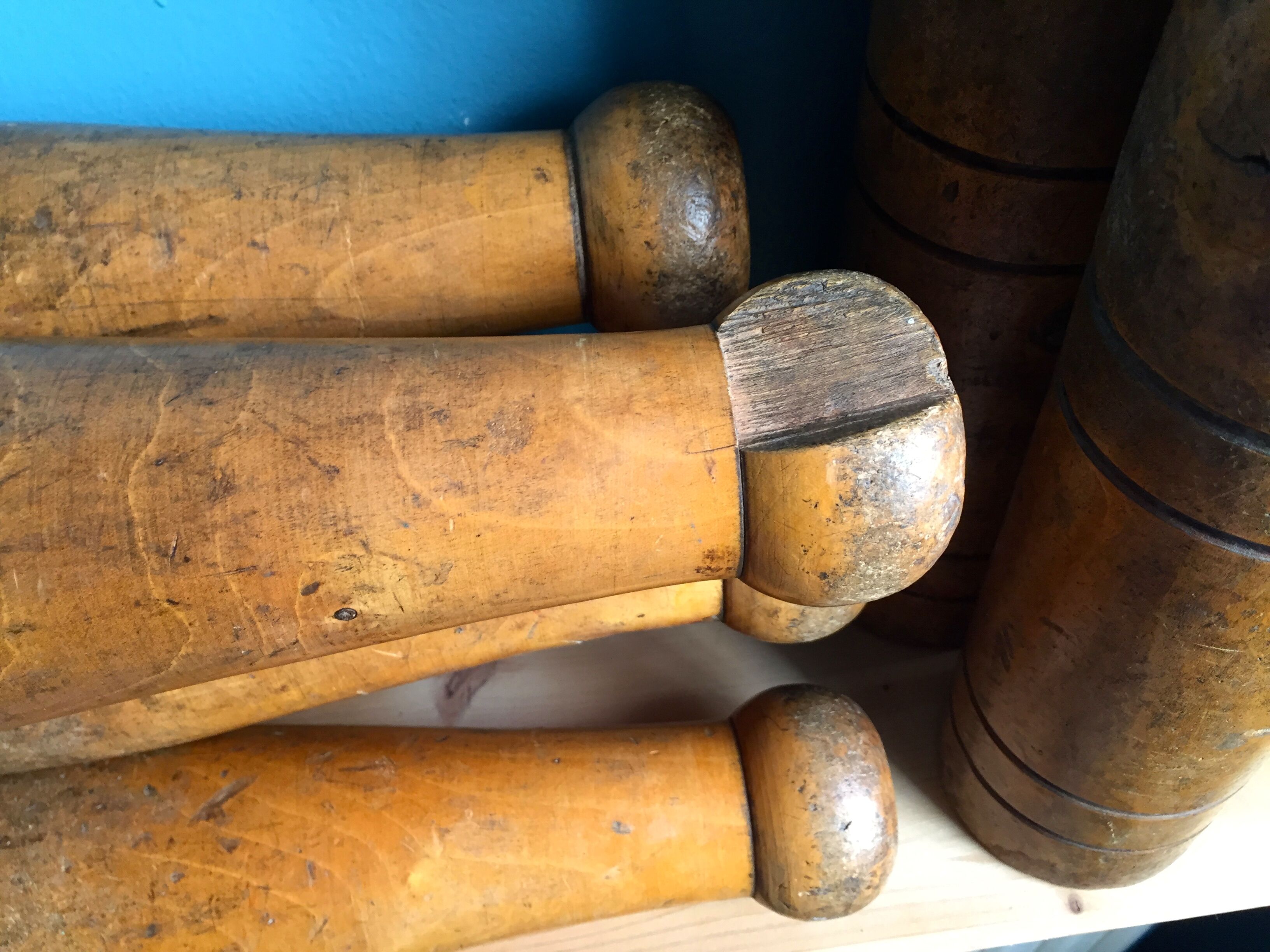 Old wooden keels 19th century French countryside