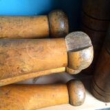 Old wooden keels 19th century French countryside