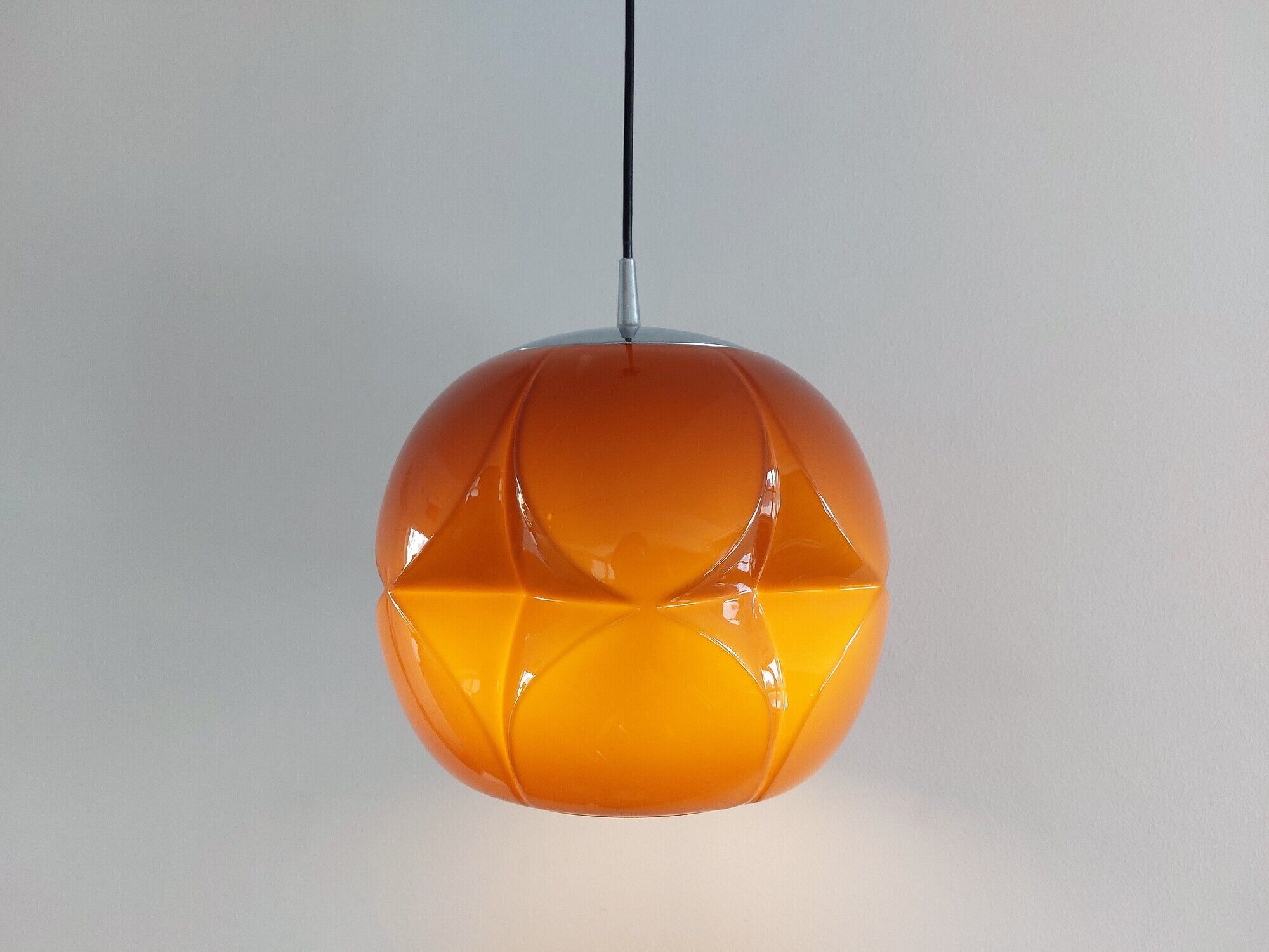 Murano glass pendant lamp for Peill & Putzler, Germany 1960's