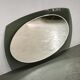 Italian Modernist Smoked Glass and Beveled Mirror, 1970s