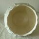 Glazed biscuit earthenware planter