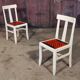 Paire de chaises Cruege reconstruction 1950