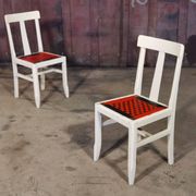 Pair of chairs Cruege reconstruction 1950