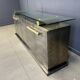 Vintage brass credenza by Belgochrom, 1980s