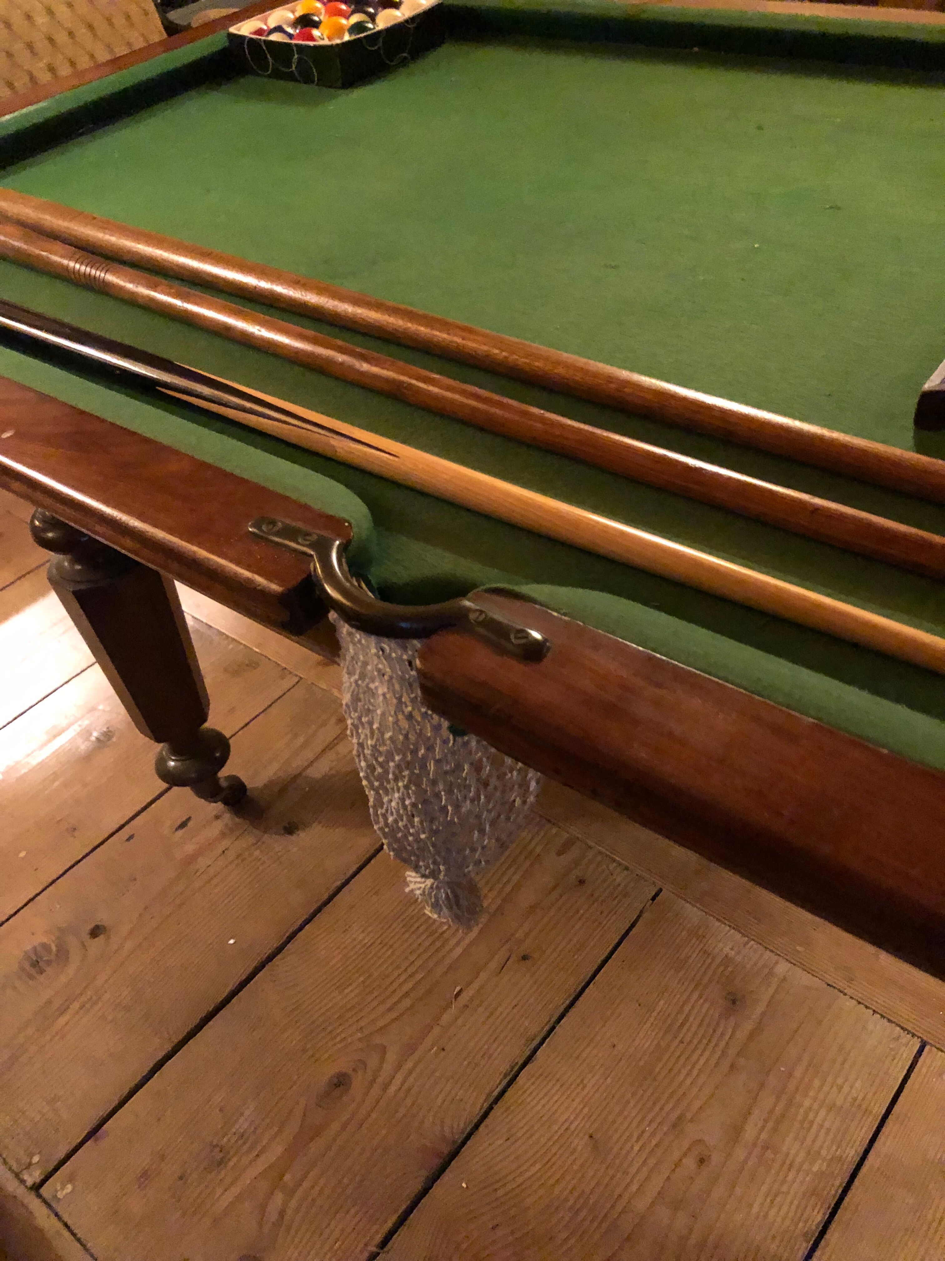 Billard signé EJ Riley vers 1910