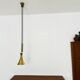 Adjustable Brass Pendant Lamp with Counterweight