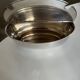 Palace sugar bowl Italian design 1960 silver-plated Broggi