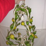 Firenze chandelier leaf decorations - lemons 1970