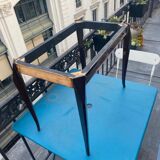 Coffee table with beveled mirrors