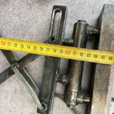 2 accordion scissors wall lights Cheoma in silver metal