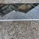 Coffee table from the 70s chrome and smoked glass