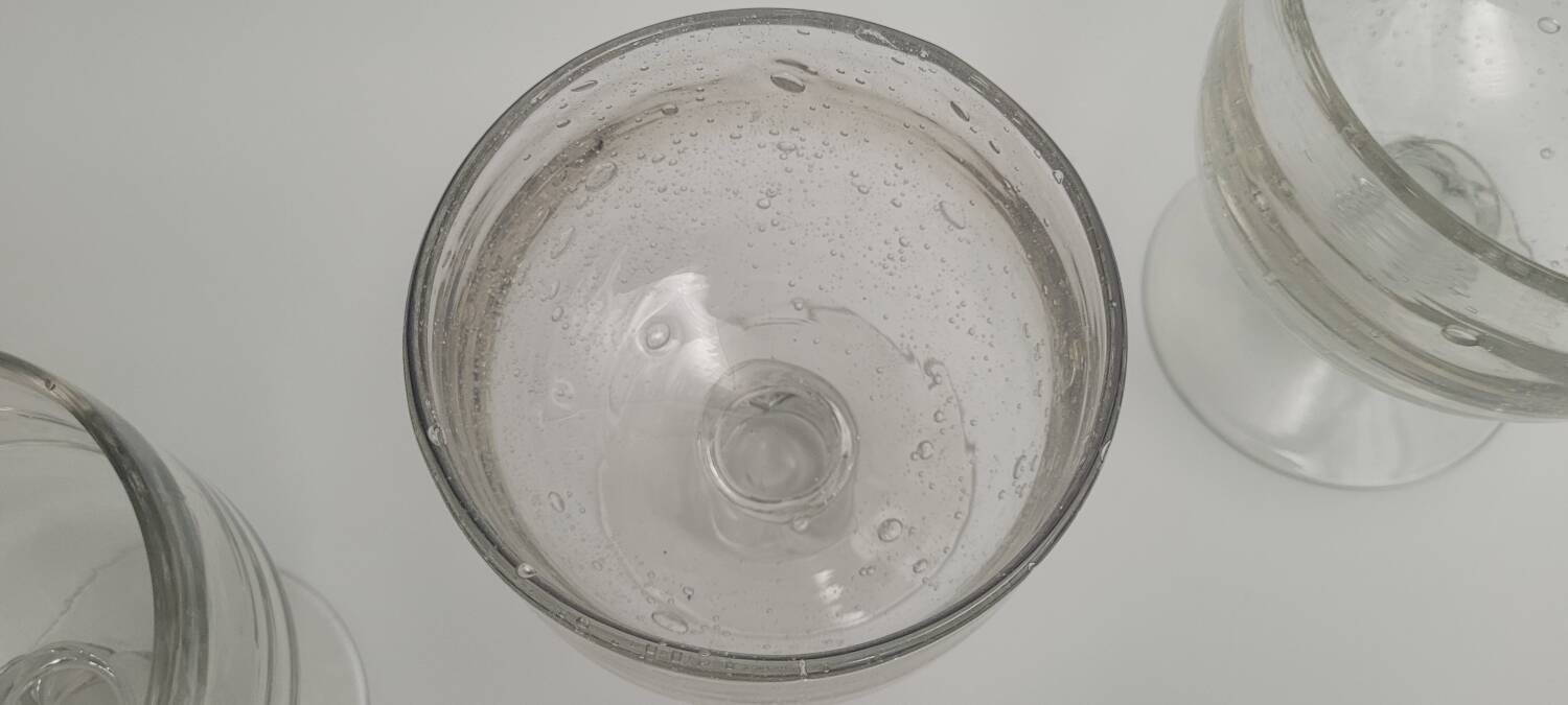 70's blown glass cups