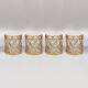 2000s cocktail shaker with 4 glasses by Altuzarra. Made in Usa
