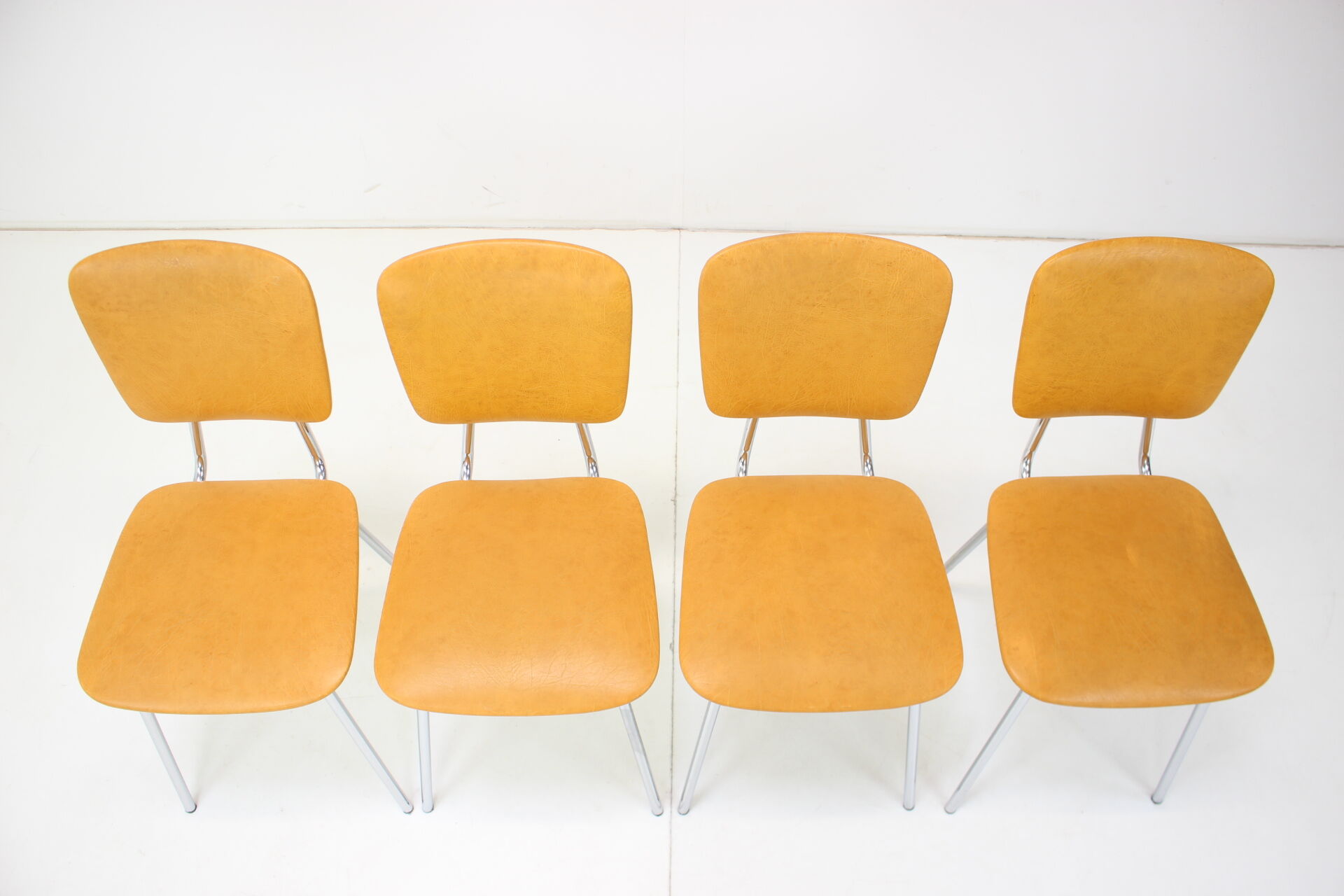 1970s Set of Four Dining Chairs, Czechoslovakia