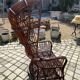 Rattan armchair