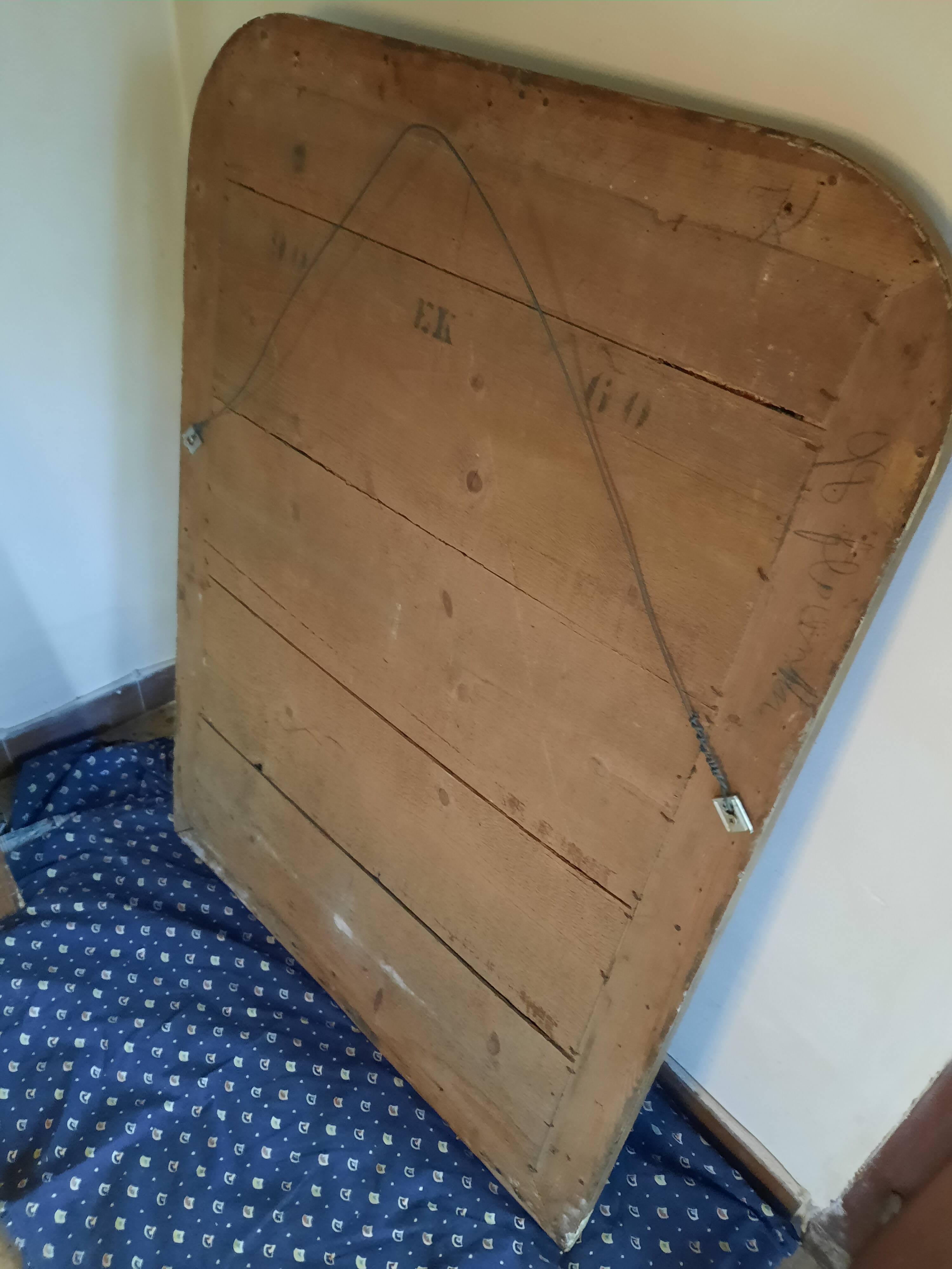 Large golden Louis Philippe mirror
