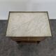 Louis XVI period mahogany gallery bedside table