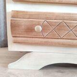 Vintage linen chest of drawers