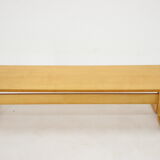 1970s Beech Bench/Planter Stand Czechoslovakia