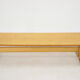 1970s Beech Bench/Planter Stand Czechoslovakia